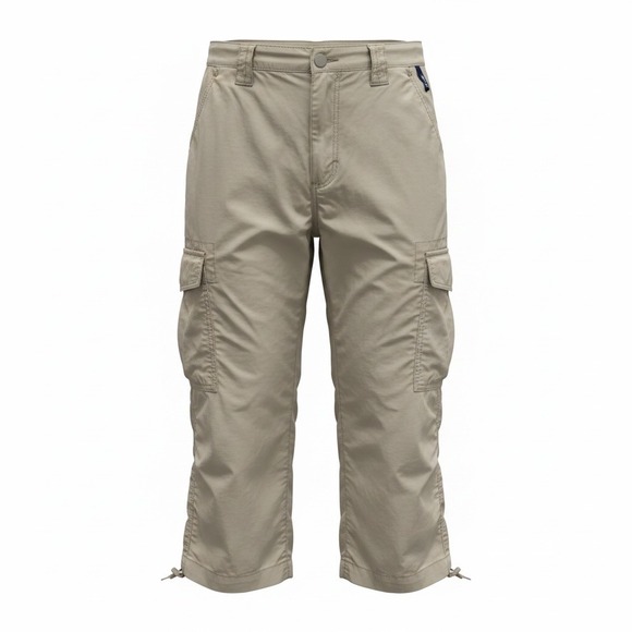 The North Face Pants - North Face Cargo‎ Capri Pants Womens L Beige Tan Hiking Outdoor Utility